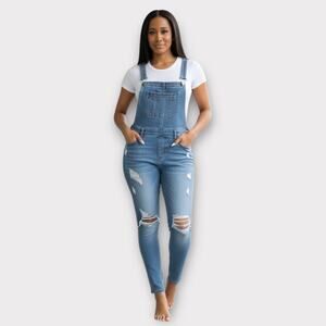 Adjustable Shoulder Straps Denim Overall